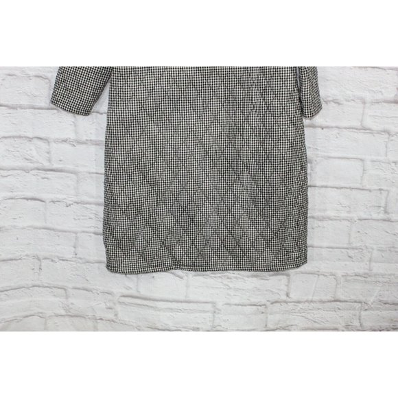 Ejoy Net Plaid Checkered Turtleneck Quilted Pullover Sweater Dress 3XL - Picture 7 of 11